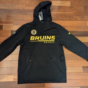 Boston Bruins Fanatics Authentic Pro Hooded Sweatshirt Mens Medium Black NWT